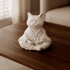 Meditation Cat Obje