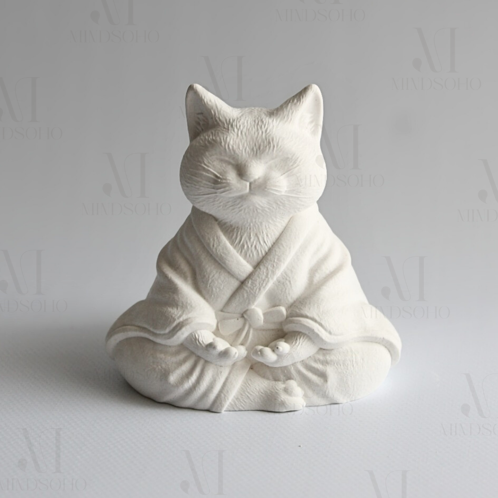 Meditation Cat Obje