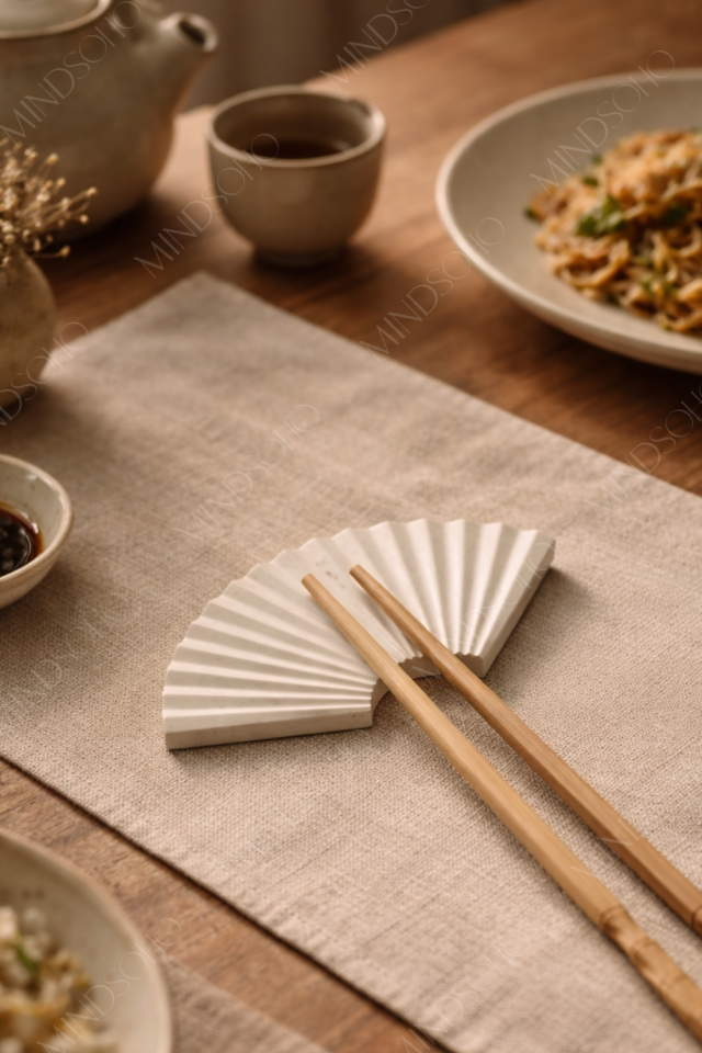 Hina Kaşık Tutucu & Chopstick Altlığı