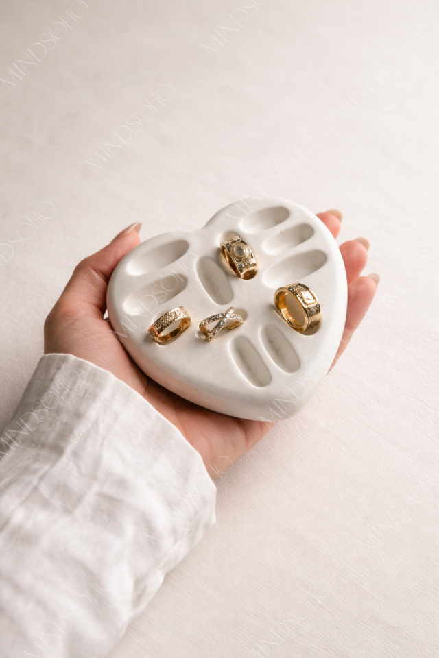 Luv Takı Tabağı & Yüzüklük