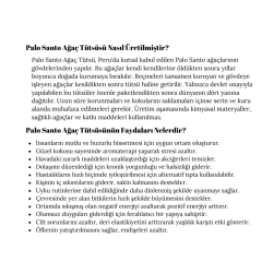 Palo Santo Tütsü (3 Adet – 30-35 gr)