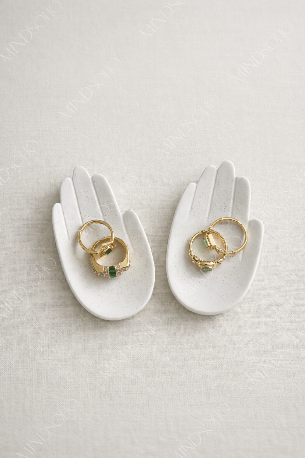 Ilyon 2'li Mini Takı Tabağı & Yüzüklük