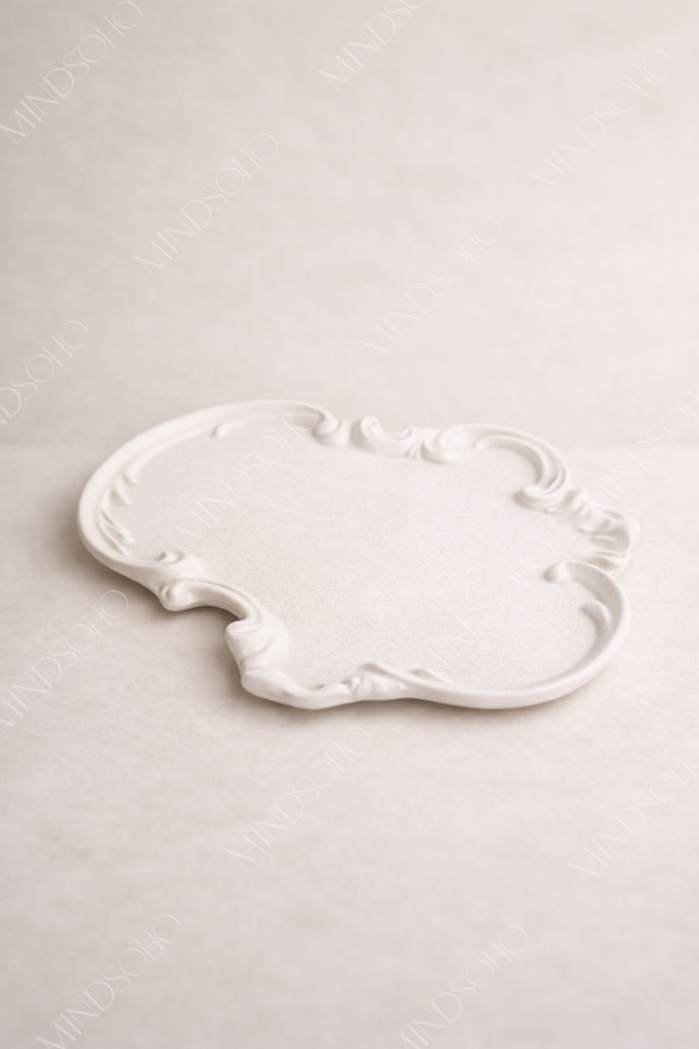 Uvero Dekoratif Dantel Tepsi