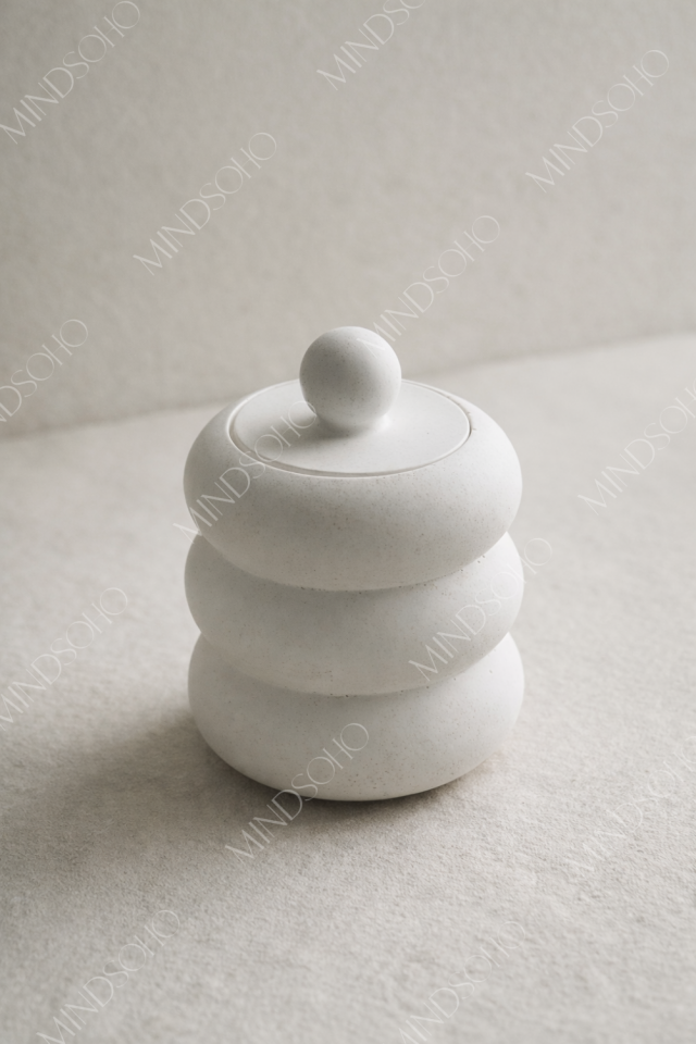 Orya Dekoratif Kapaklı Beton Kutu