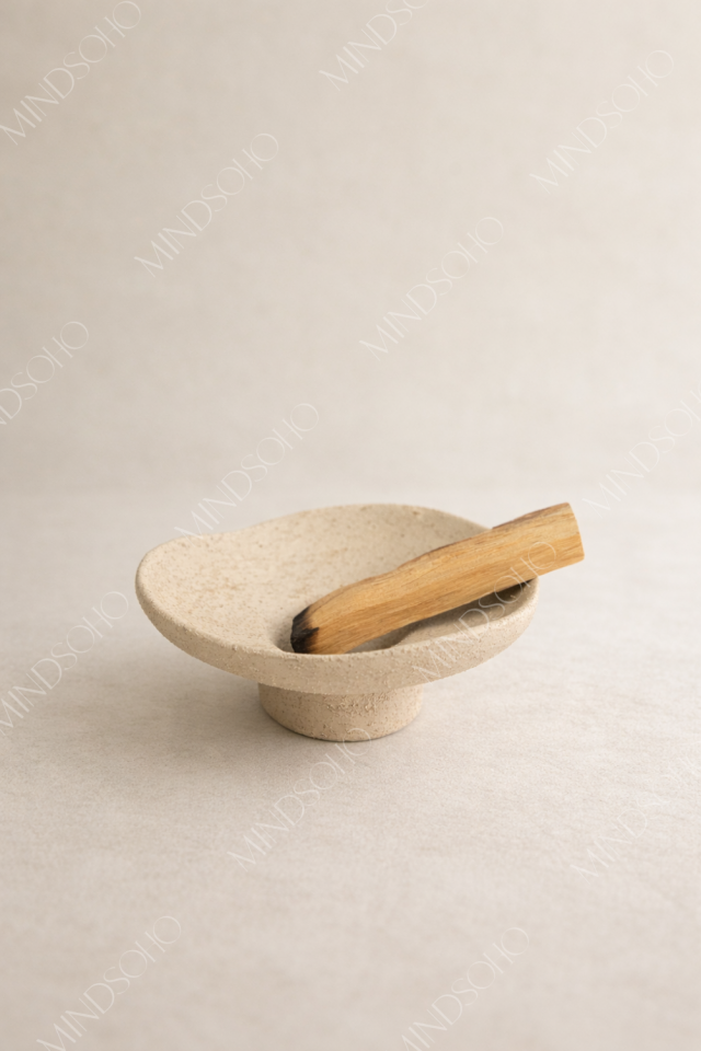 Athera Dokulu Palo Santo Tütsülük & Mumluk | Bej