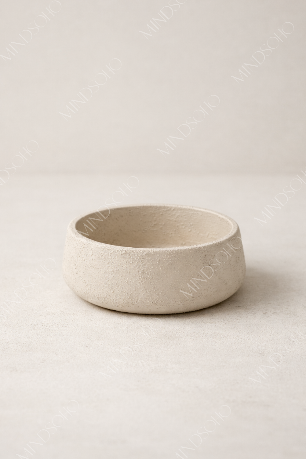 Ruva Dokulu Dekoratif Kase | Bej