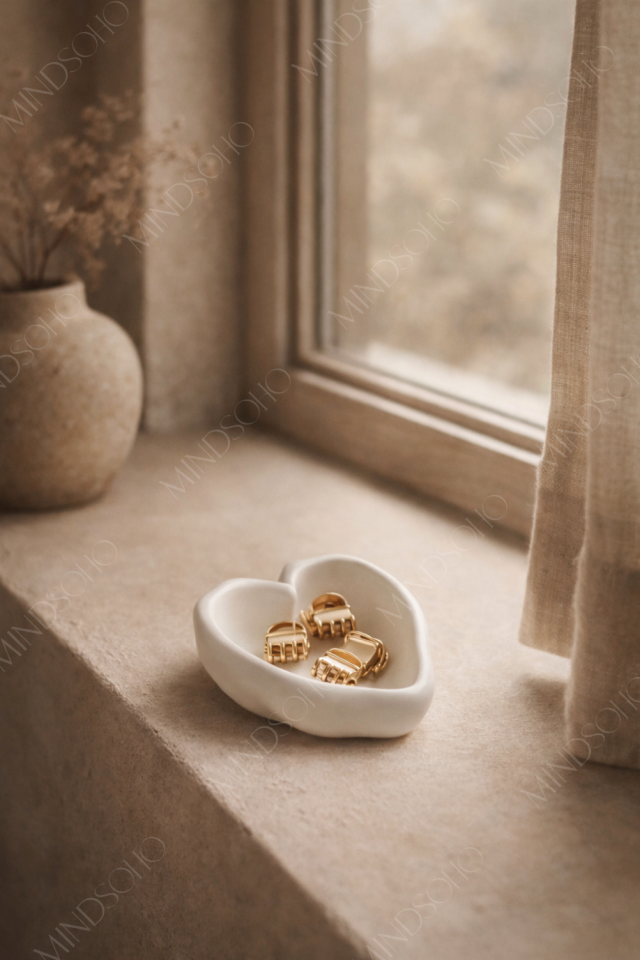 Ruva Mini Dekoratif Kalp Tabak(Kopya)