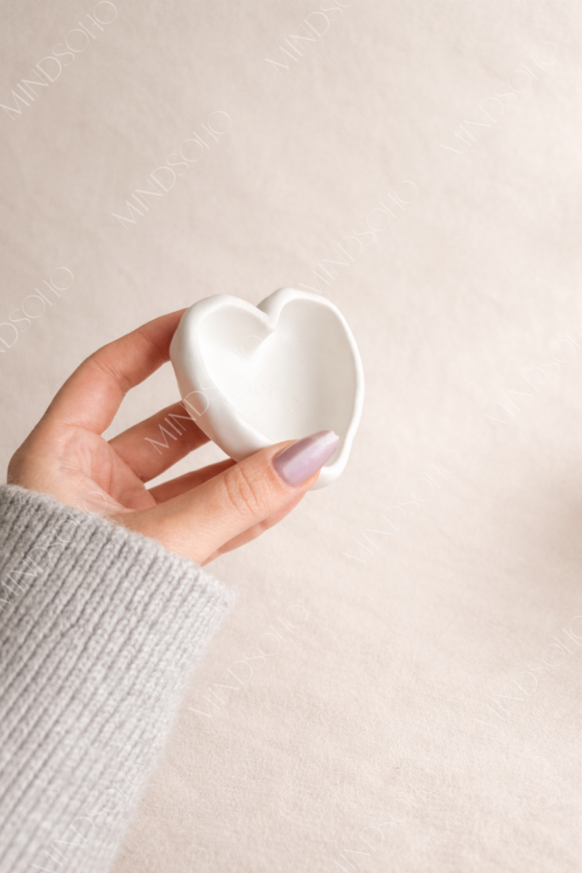 Ruva Mini Dekoratif Kalp Tabak(Kopya)