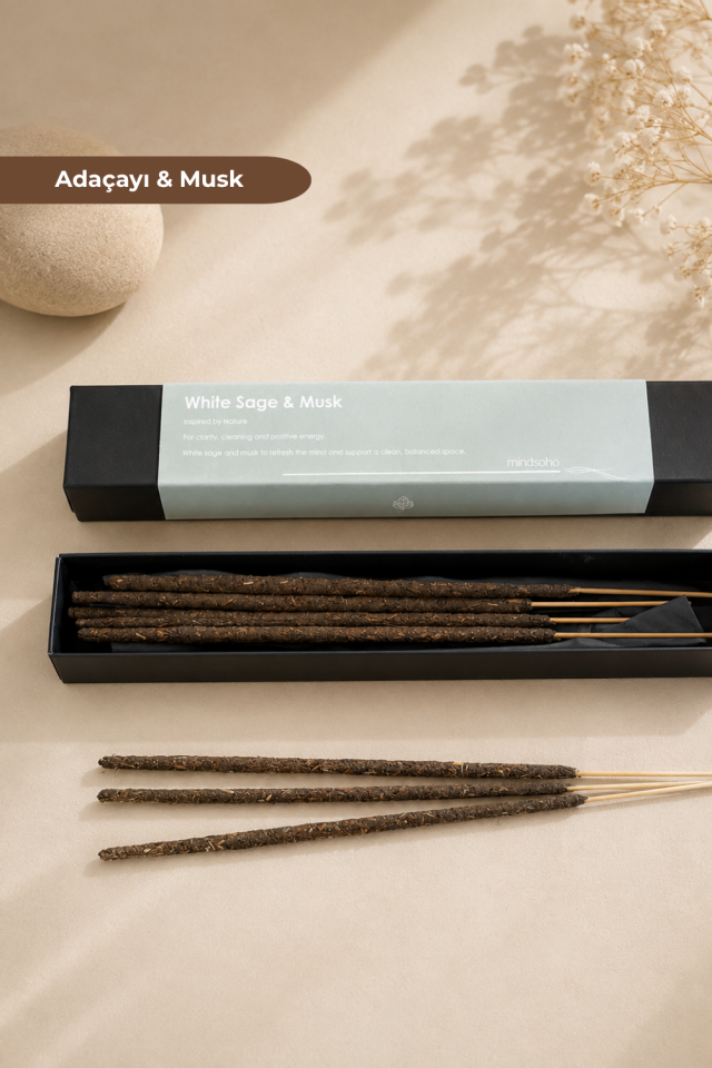 Adaçayı & Musk Organik Tütsü