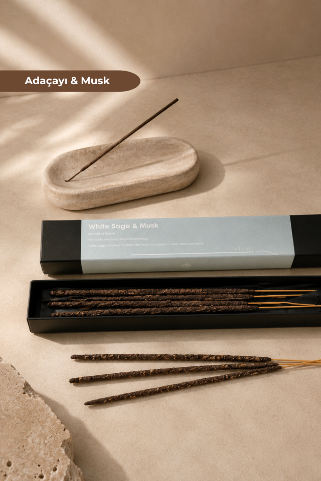 Adaçayı & Musk Organik Tütsü
